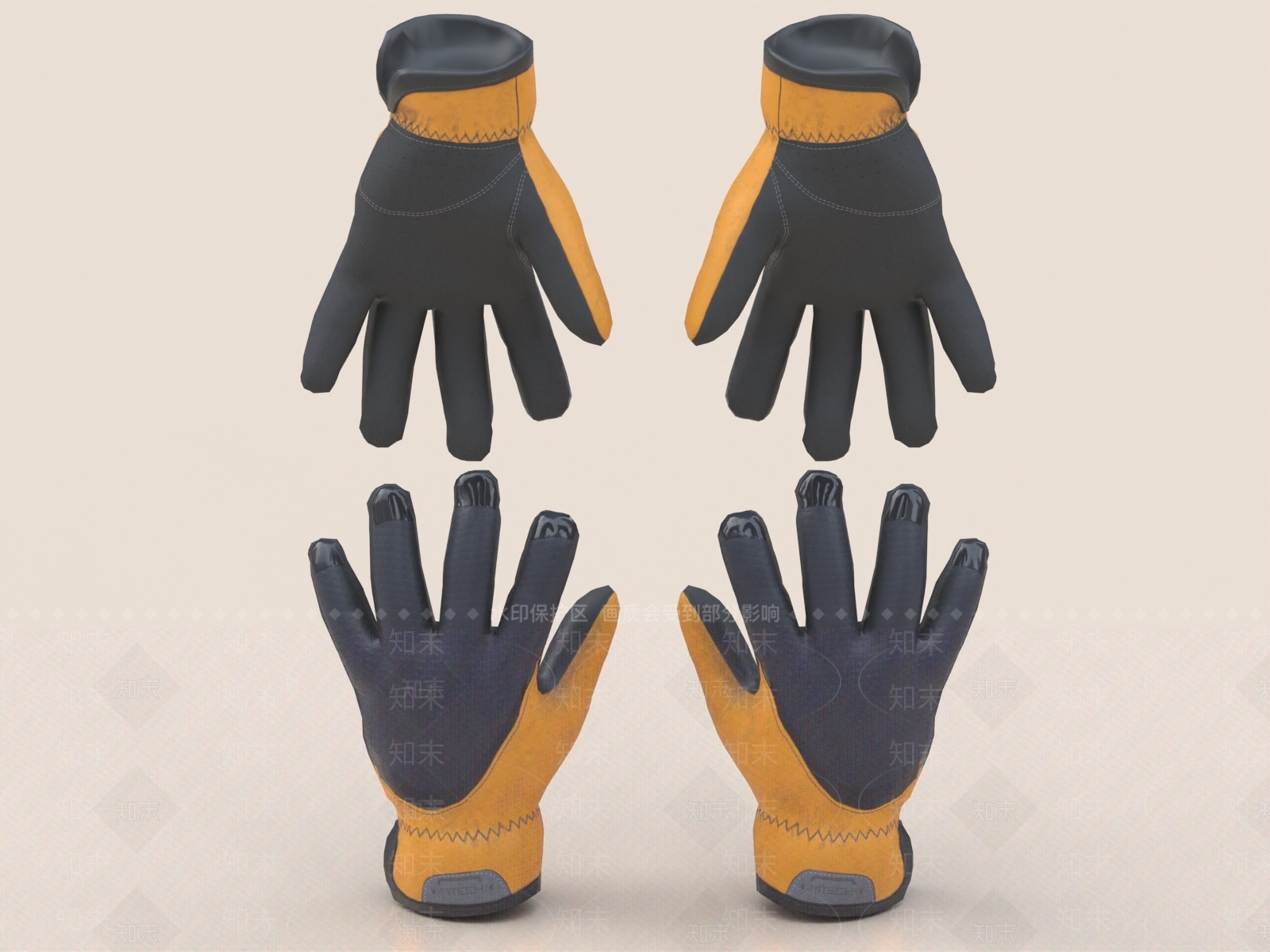 手套3D模型下载【ID:1157698305】