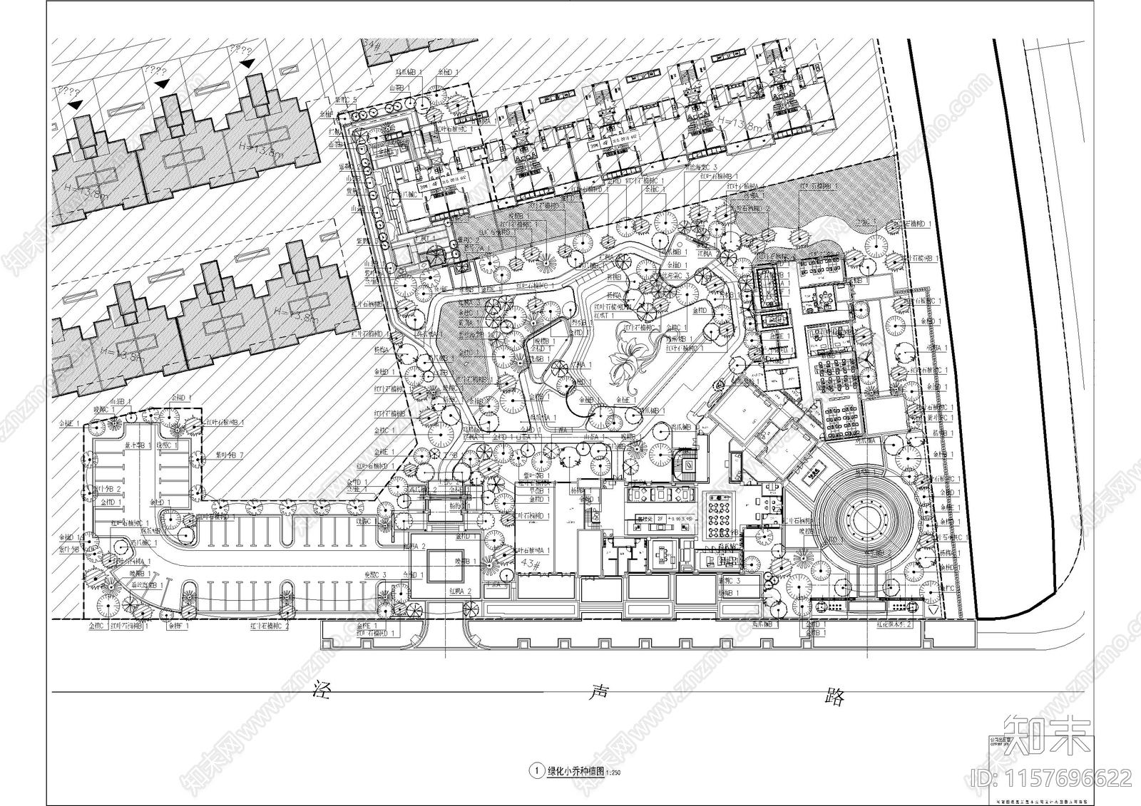 多套高端住宅项目景观案例cad施工图下载【ID:1157696622】