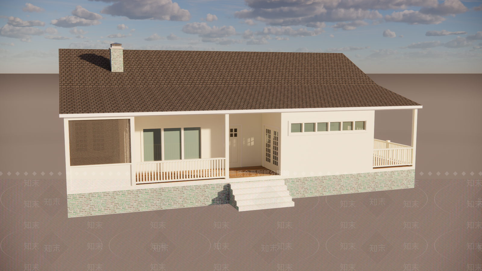 现代乡村房屋SU模型下载【ID:1157697425】