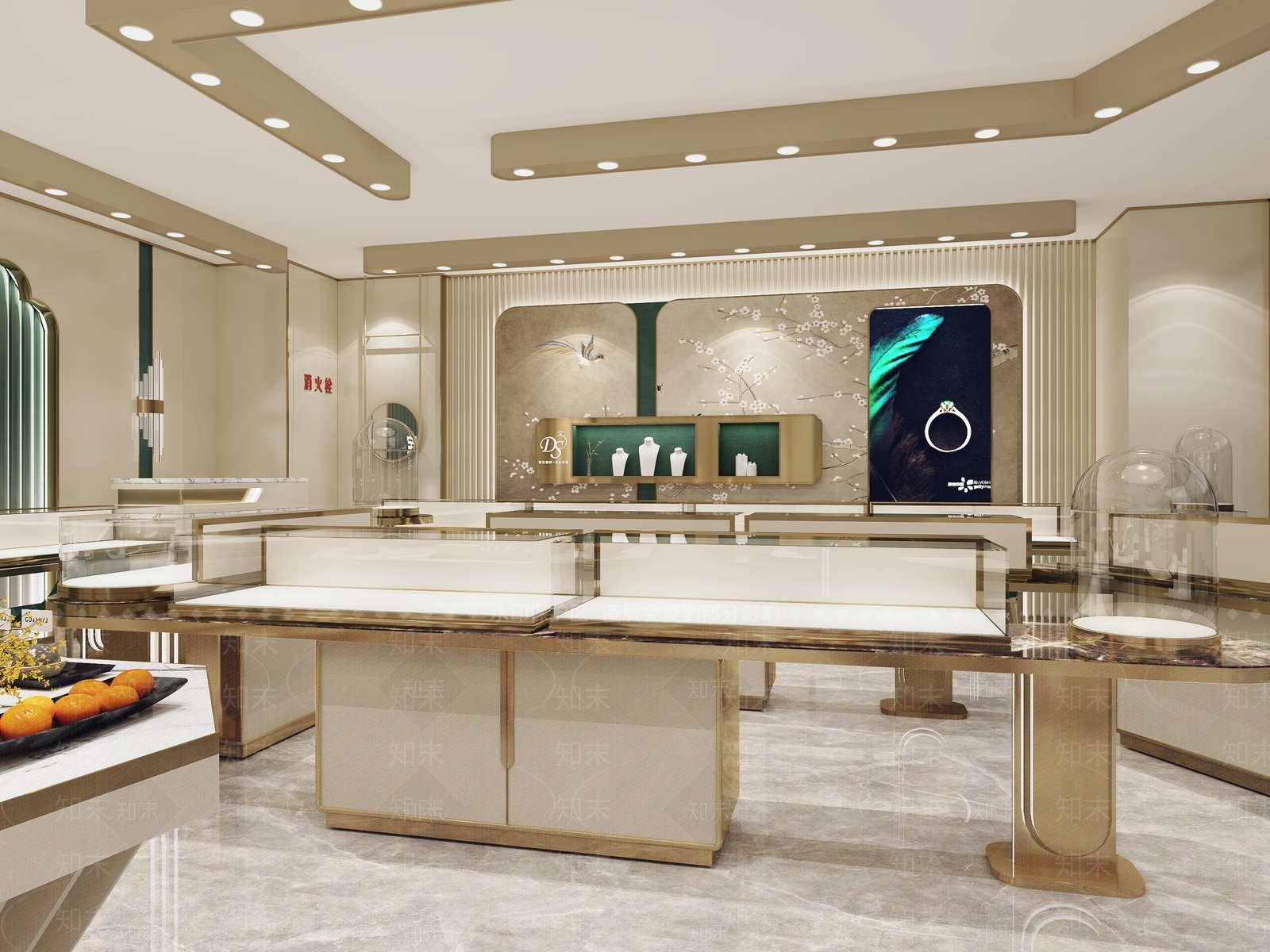现代珠宝店3D模型下载【ID:1157709499】