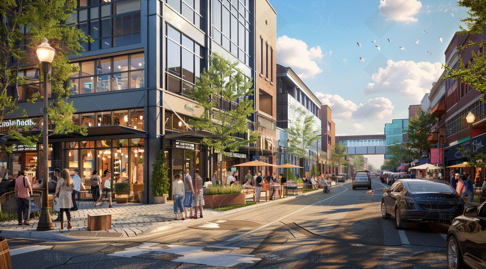 白天低楼层街道外景窗户外景贴图下载【ID:1157699148】