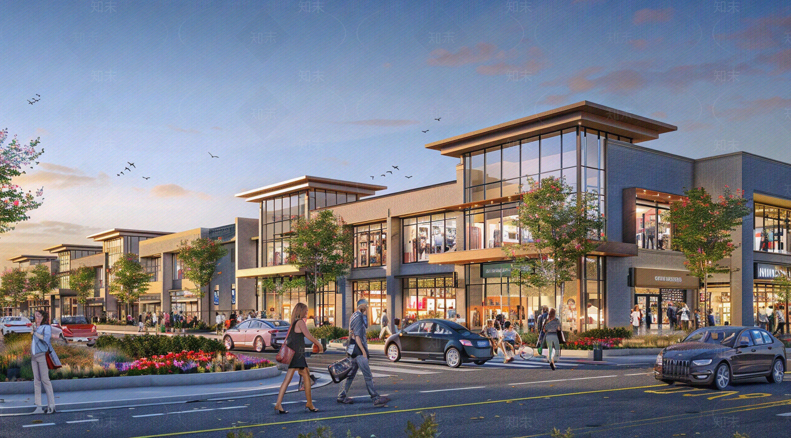 白天低楼层街道外景窗户外景贴图下载【ID:1157699255】