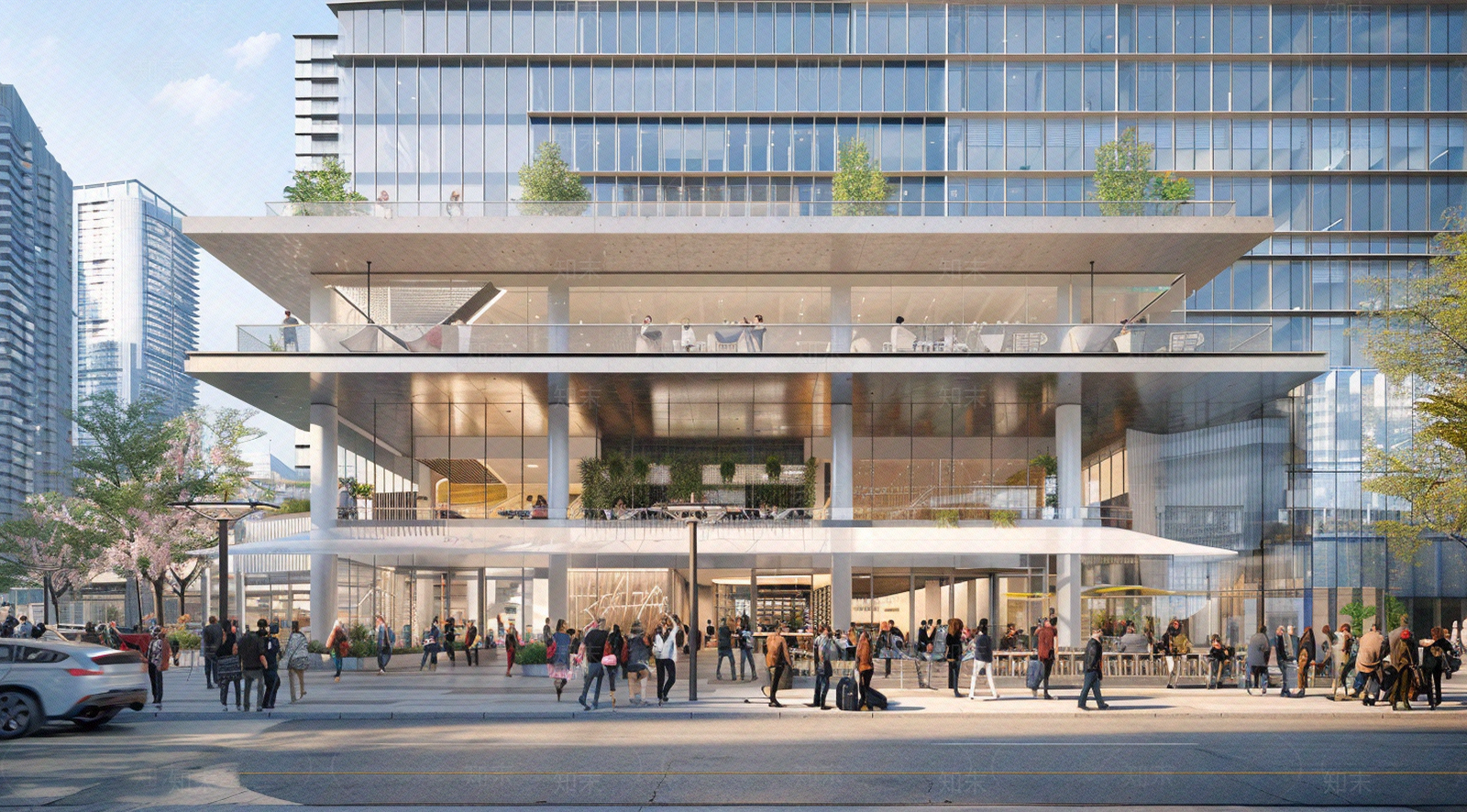 白天低楼层街道外景窗户外景贴图下载【ID:1157699567】