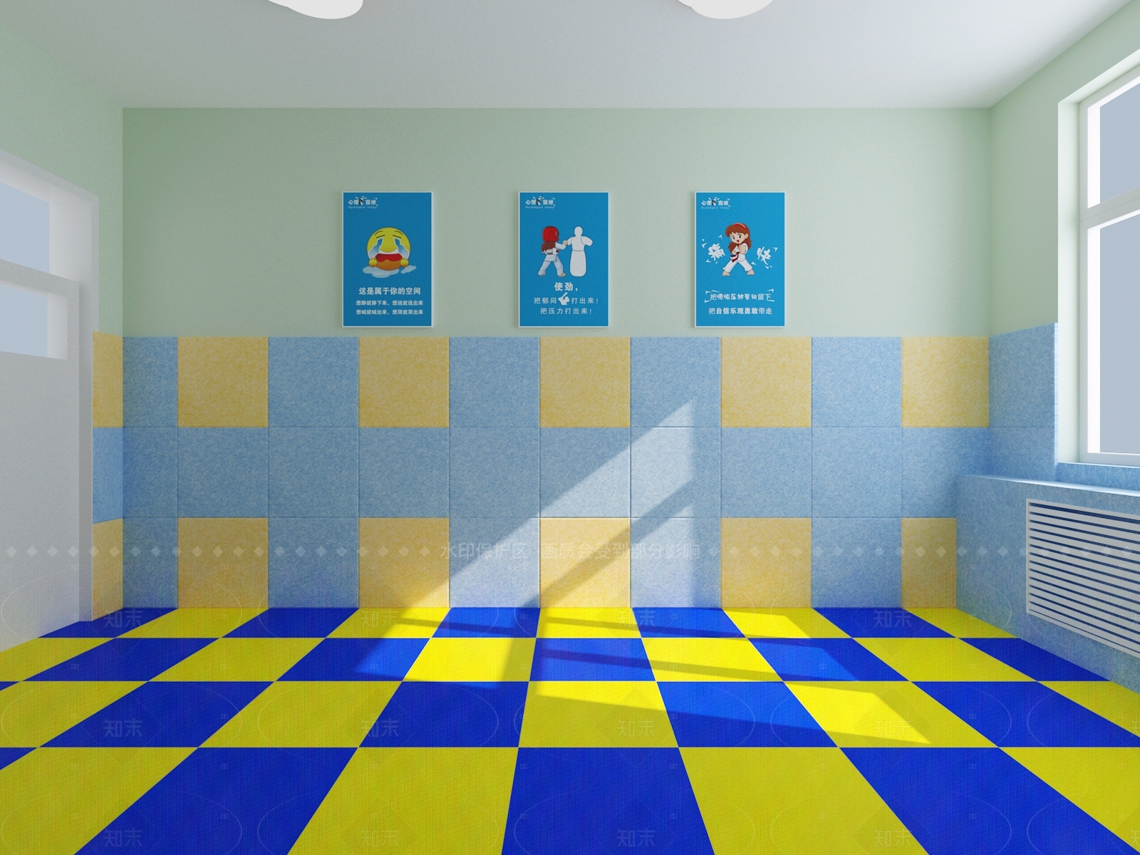 现代儿童乐园3D模型下载【ID:1214567898】