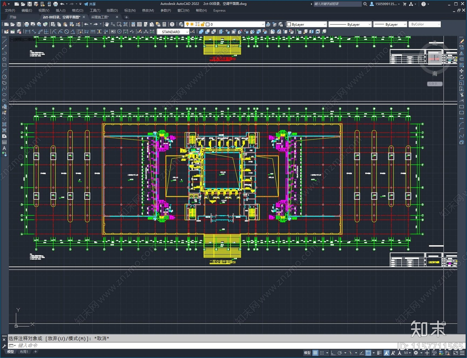 霍尔果斯某口岸联检大厅采暖通风设计全图施工图下载【ID:1157711565】