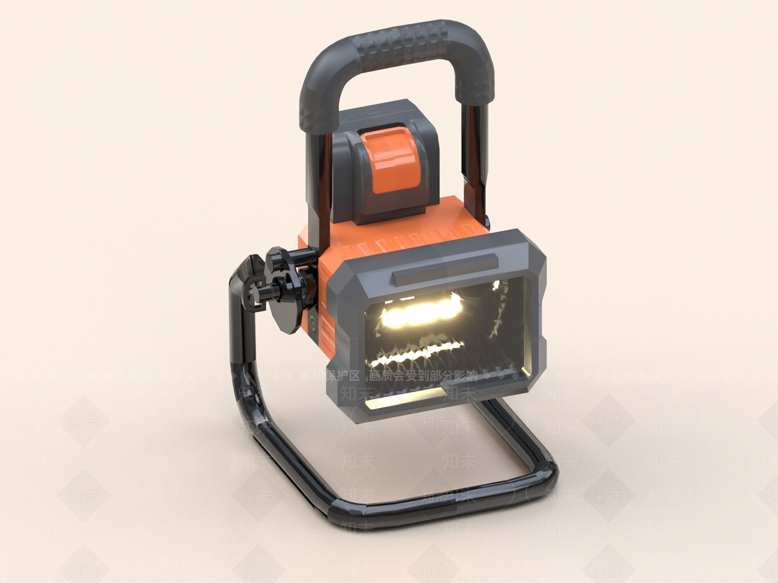 现代作业灯3D模型下载【ID:1157724941】