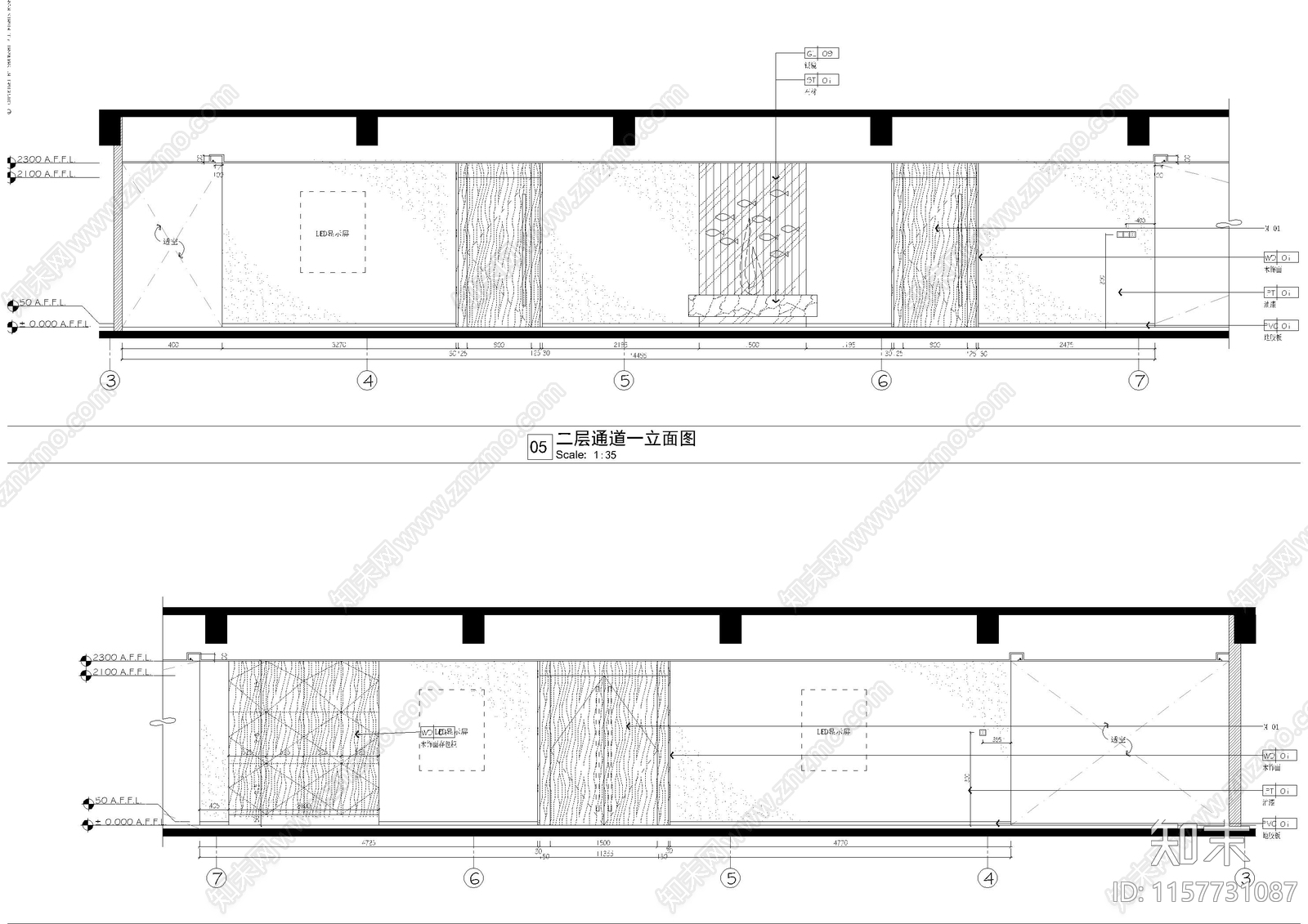 美容医院cad施工图下载【ID:1157731087】