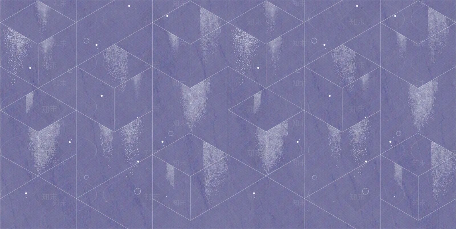 紫色几何立体图案菱形分隔大理石纹壁纸壁画贴图下载【ID:1157732178】