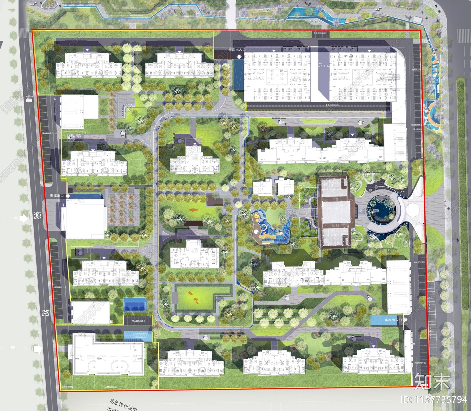 昶安府大区及示范区景观cad施工图下载【ID:1157735794】