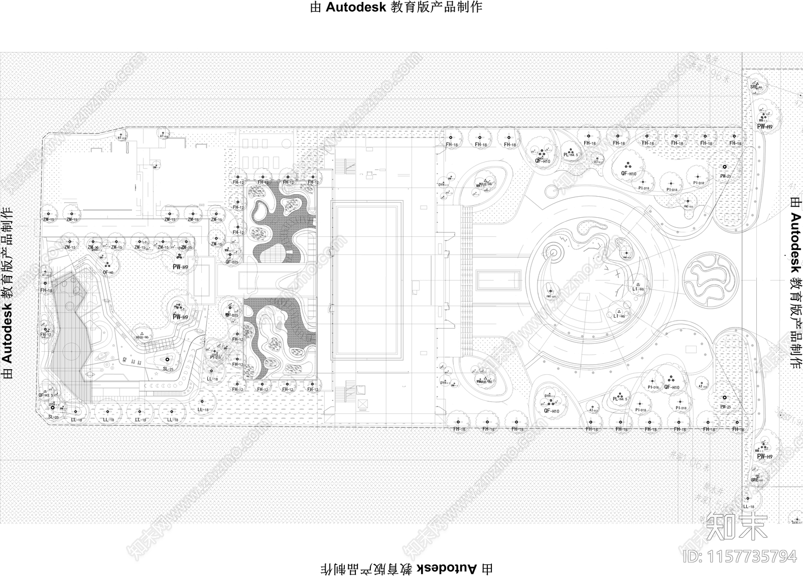 昶安府大区及示范区景观cad施工图下载【ID:1157735794】