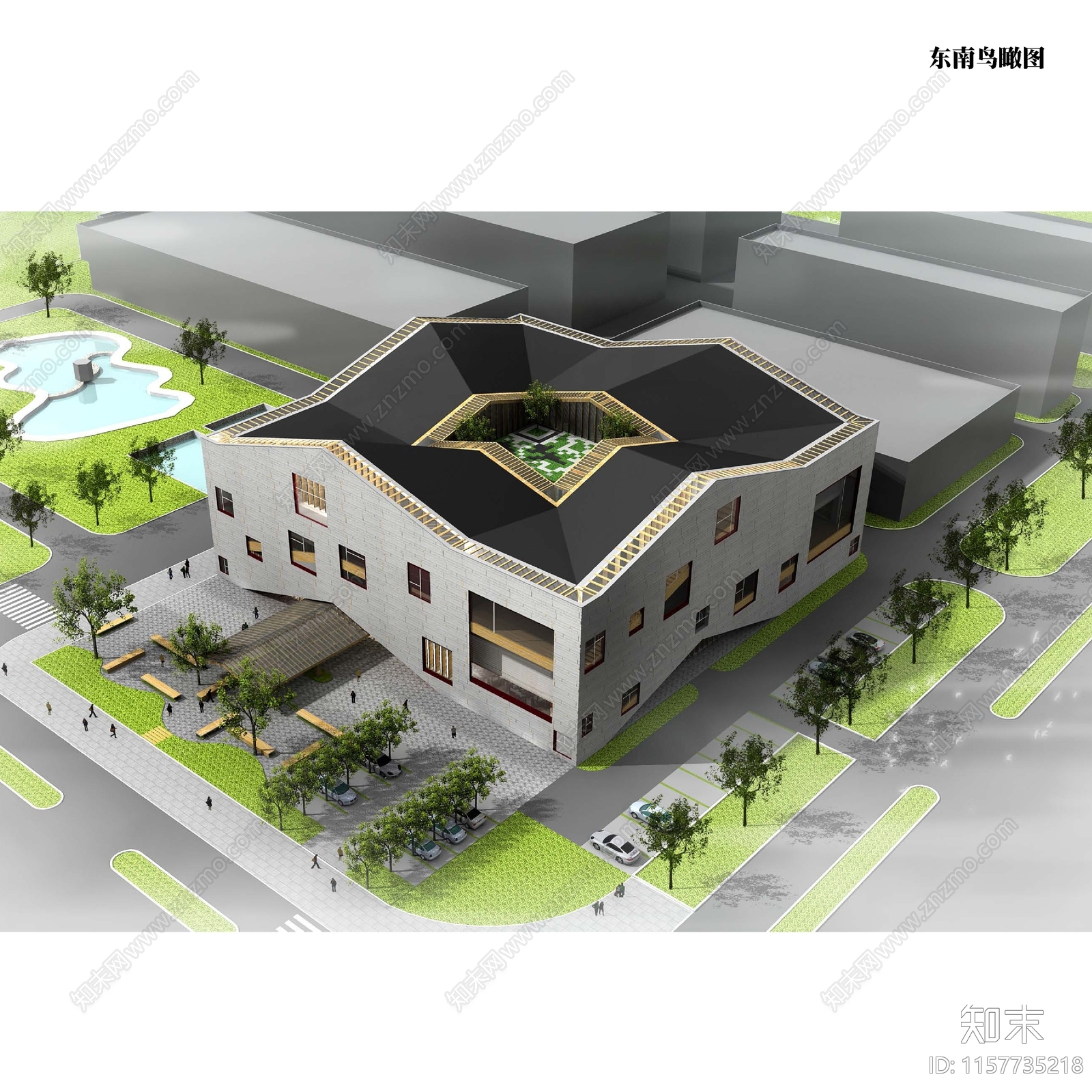 现代江苏红木艺术馆建筑方案设计方案文本下载【ID:1157735218】