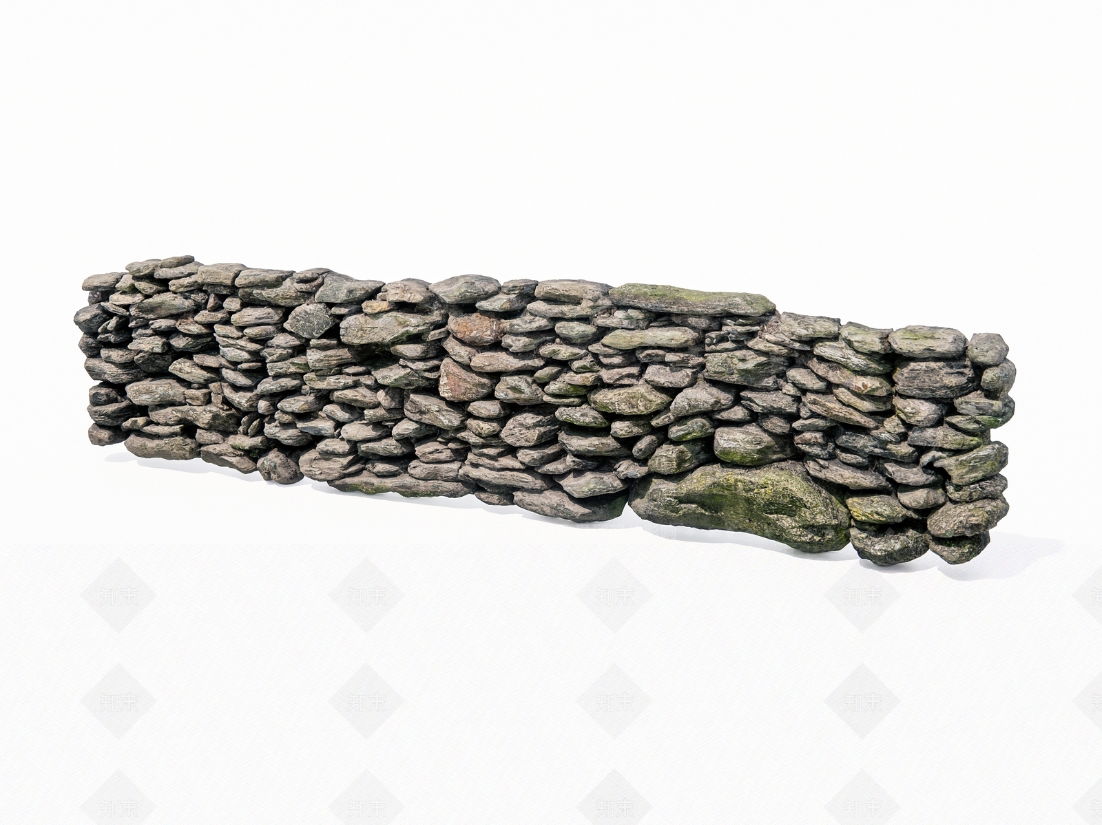 现代石墙SU模型下载【ID:1157743952】