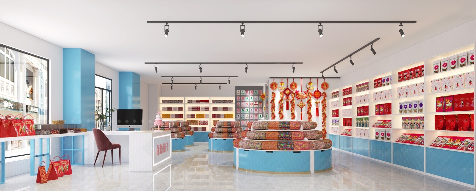现代礼品店3D模型下载【ID:1157751663】