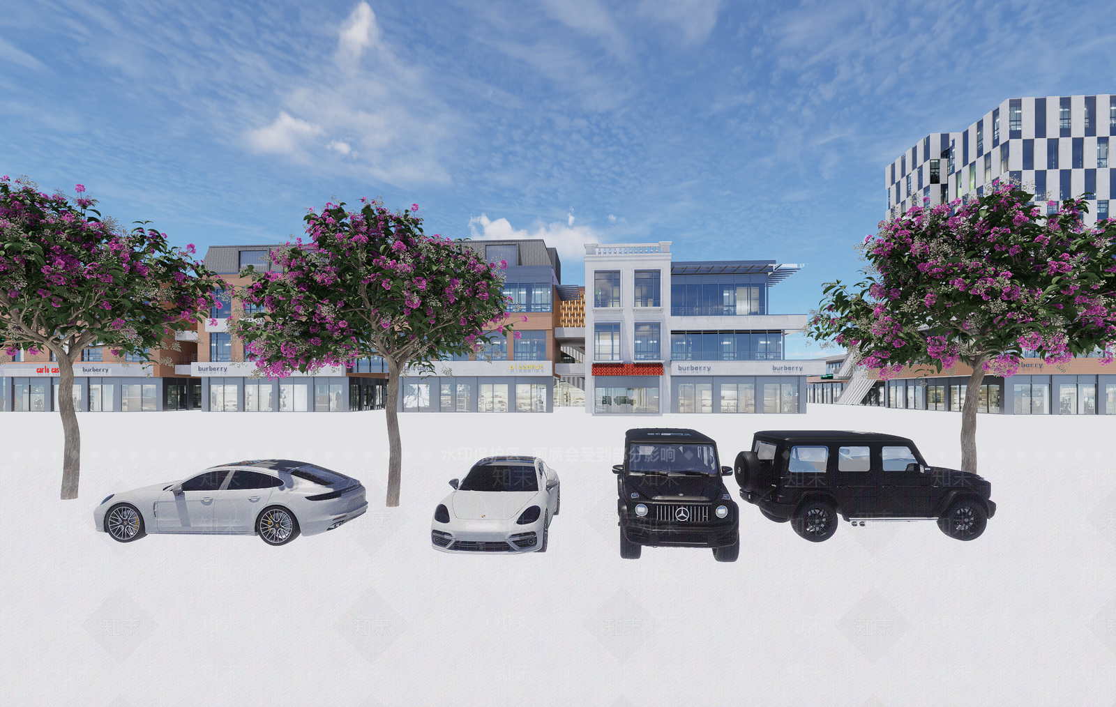 汽车大奔SU模型下载【ID:1157763870】