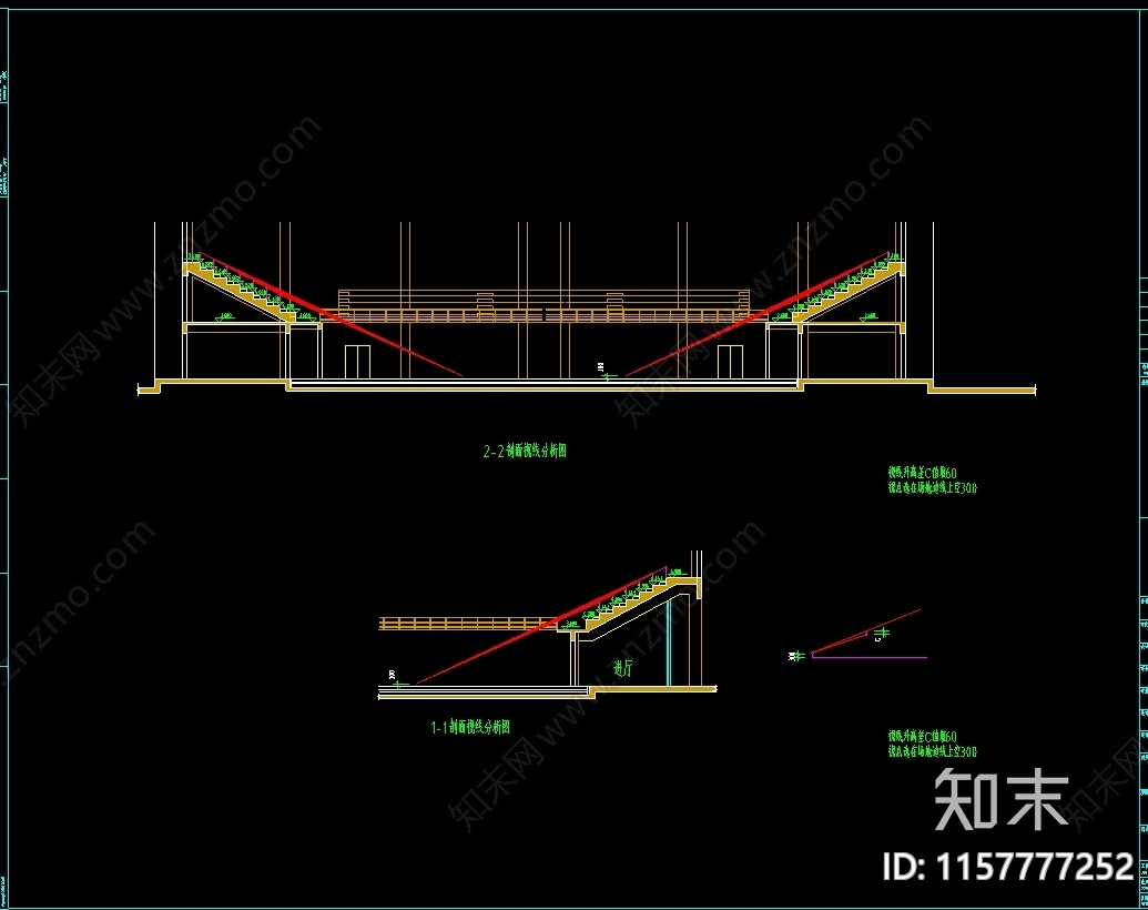 4500平米2层学校体育馆建筑扩初设计图cad施工图下载【ID:1157777252】