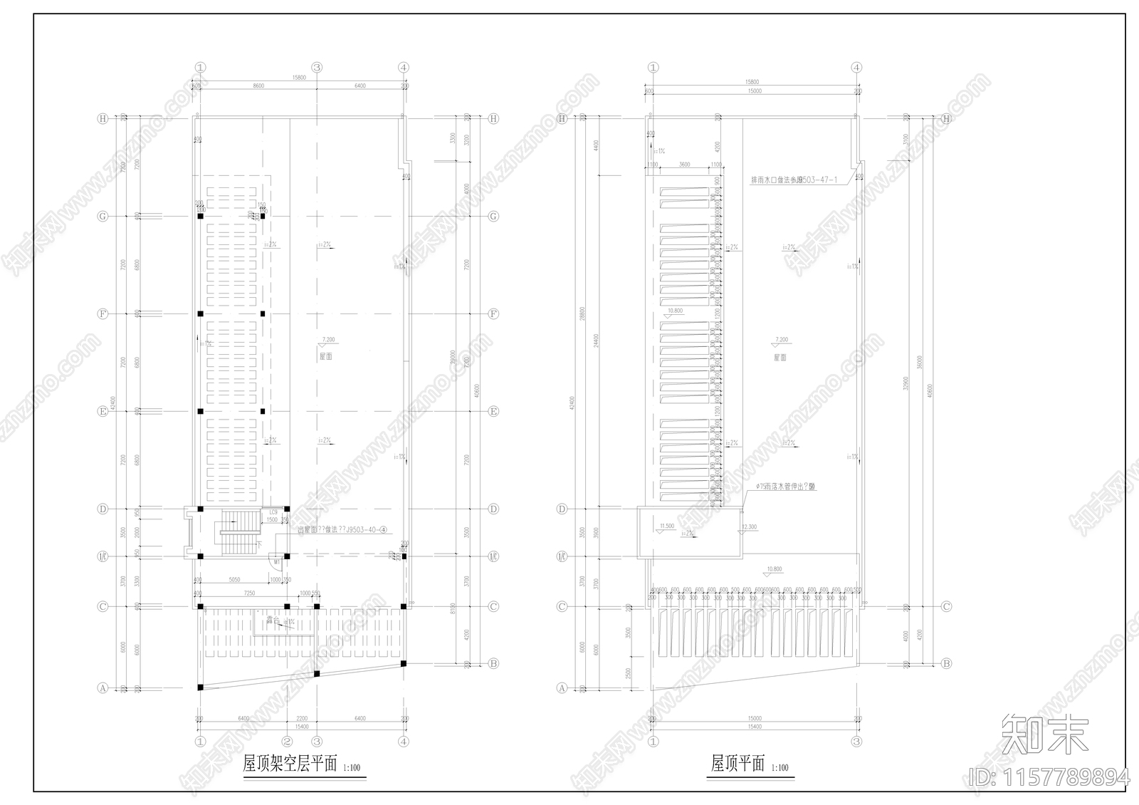 某厂区规划cad施工图下载【ID:1157789894】