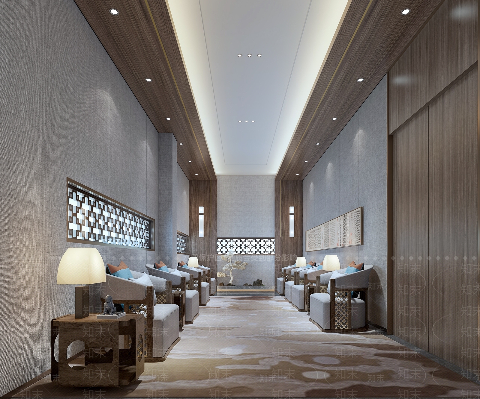 现代办公空间3D模型下载【ID:1157794568】