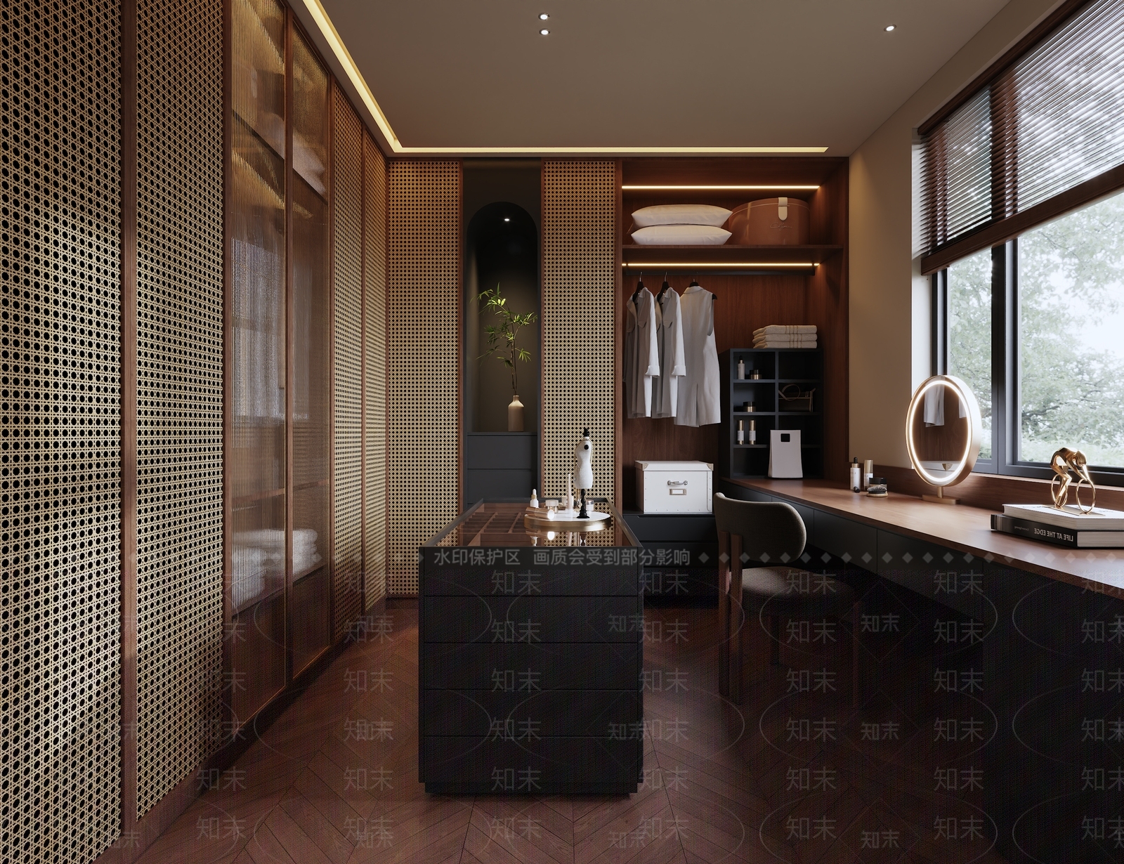 侘寂家居卧室3D模型下载【ID:1221951713】
