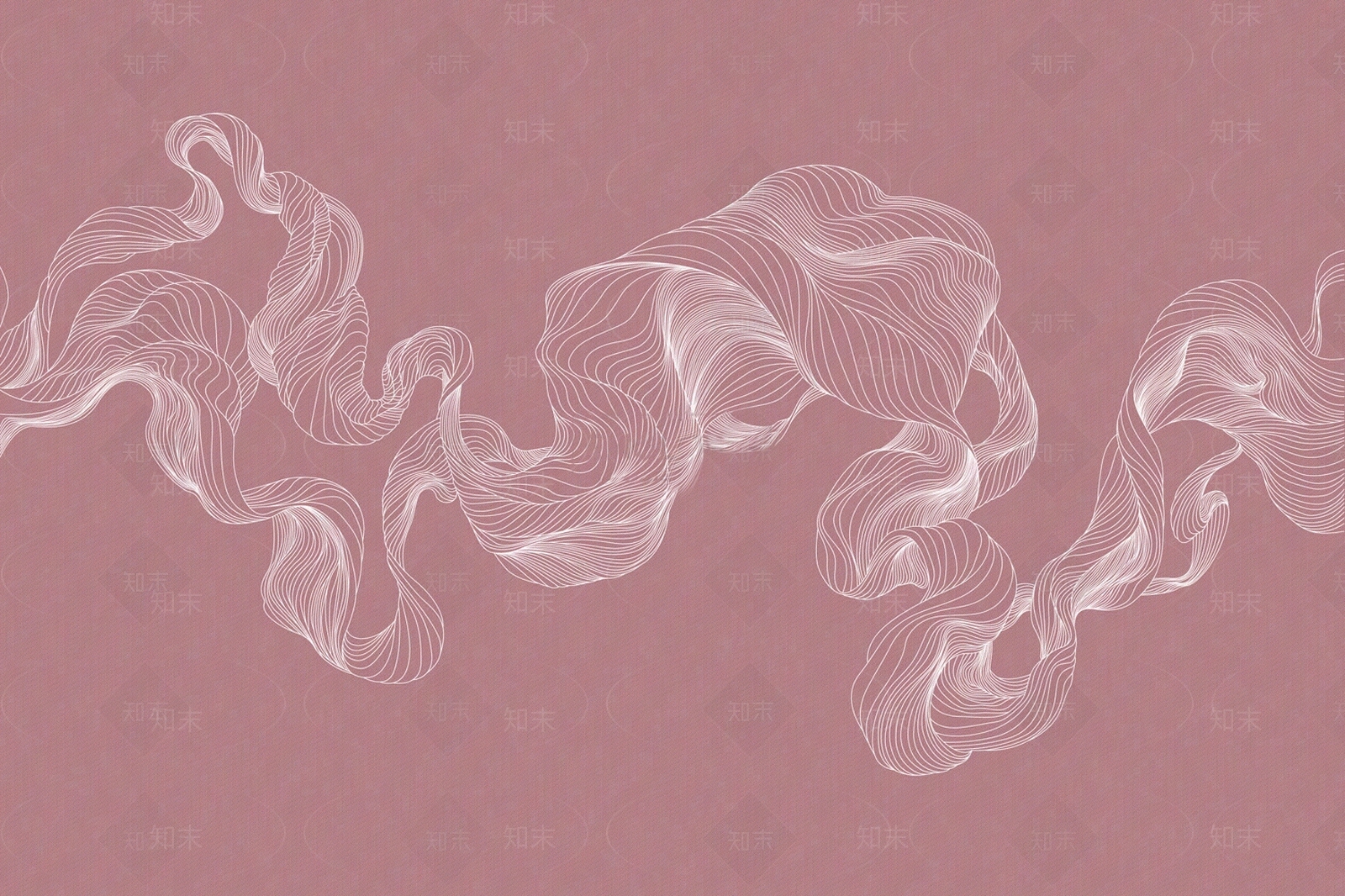 粉色现代曲线几何线条壁纸壁布墙布贴图下载【ID:1157801339】