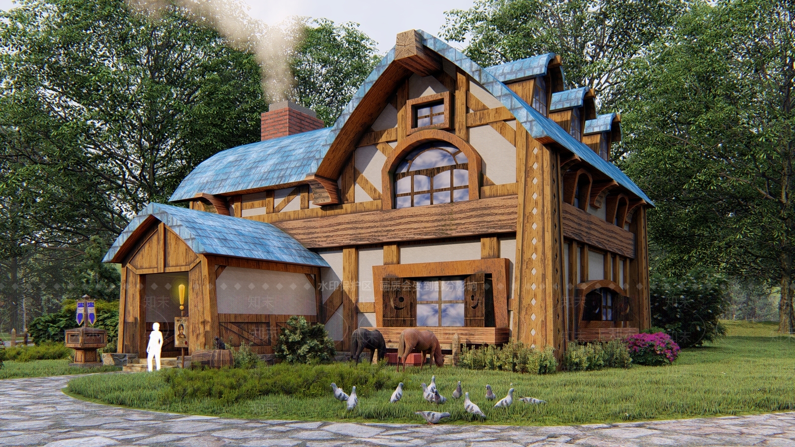 现代魔兽世界SU模型下载【ID:1158761005】