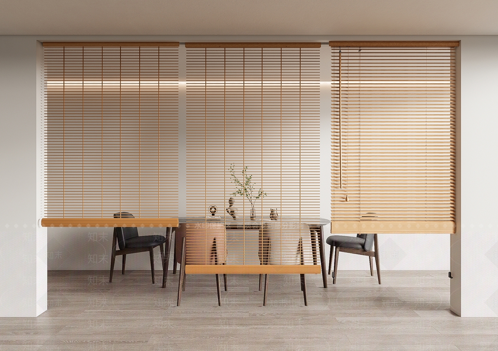 新中式竹帘3D模型下载【ID:1157802954】