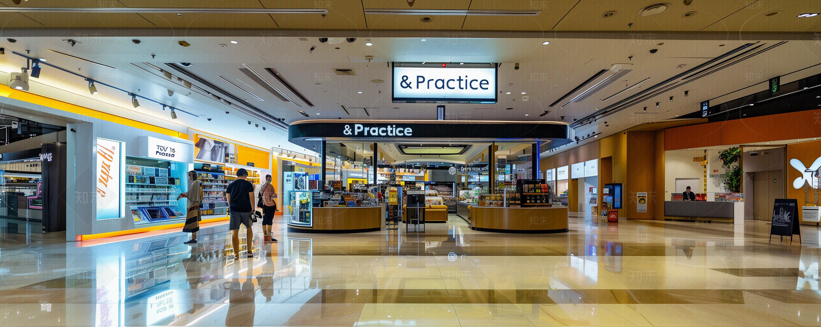 商场内景店铺门面贴图下载【ID:1158045455】