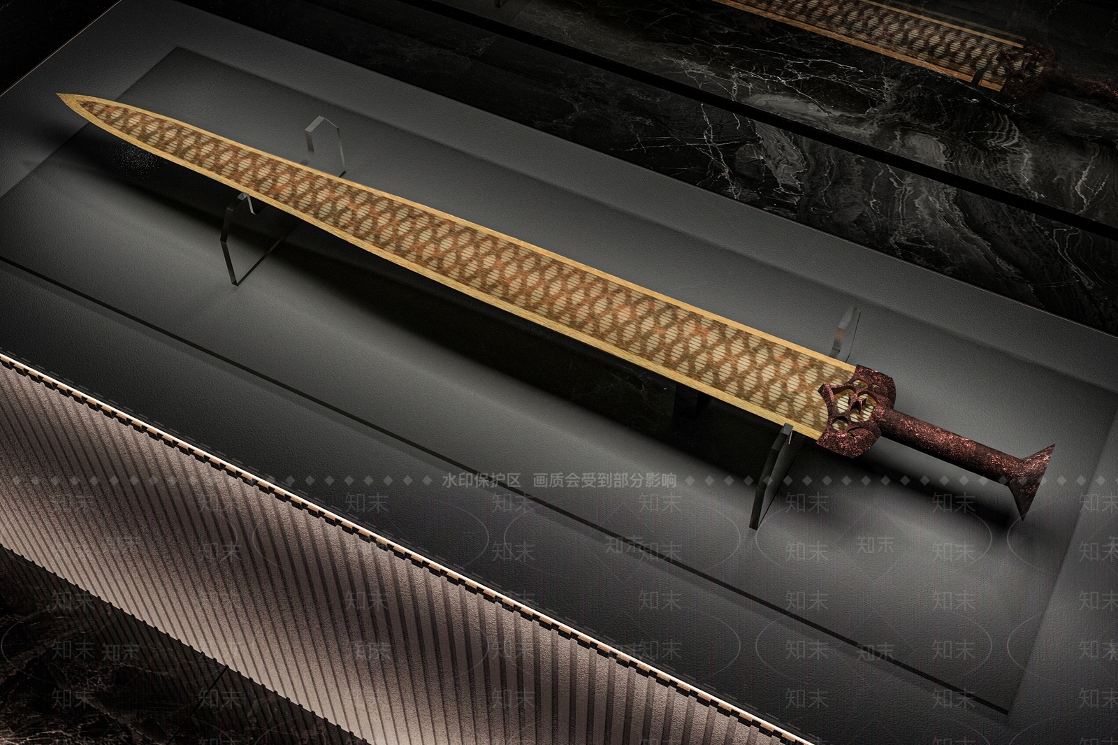 越王勾践剑3D模型下载【ID:1157809340】