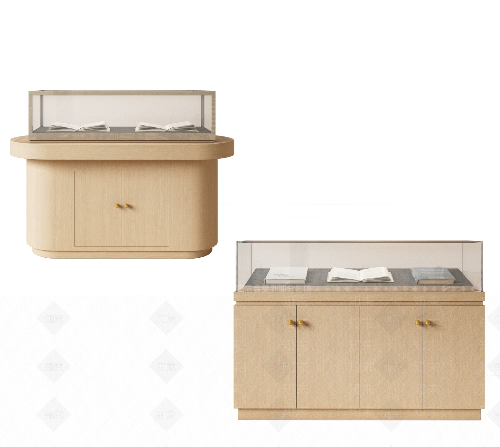 现代展柜3D模型下载【ID:1157818469】