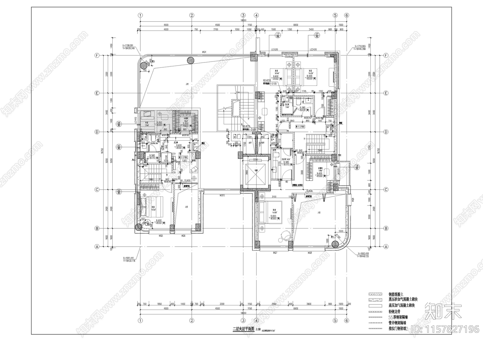 现代风格别墅建筑住宅样板cad施工图下载【ID:1157827196】