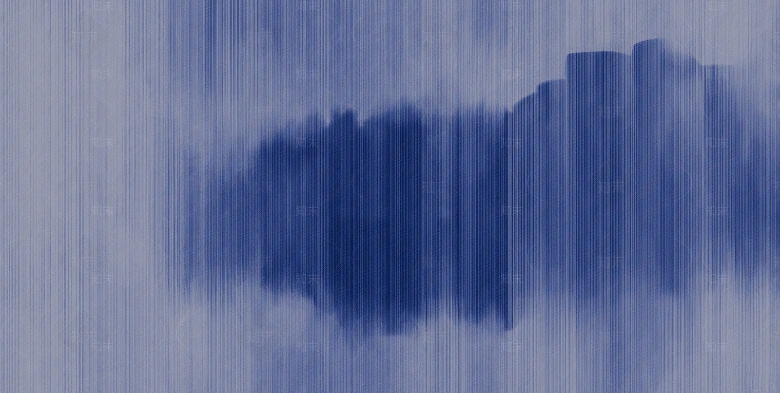 蓝色新中式抽象装饰画壁纸壁画墙布贴图下载【ID:1157835401】