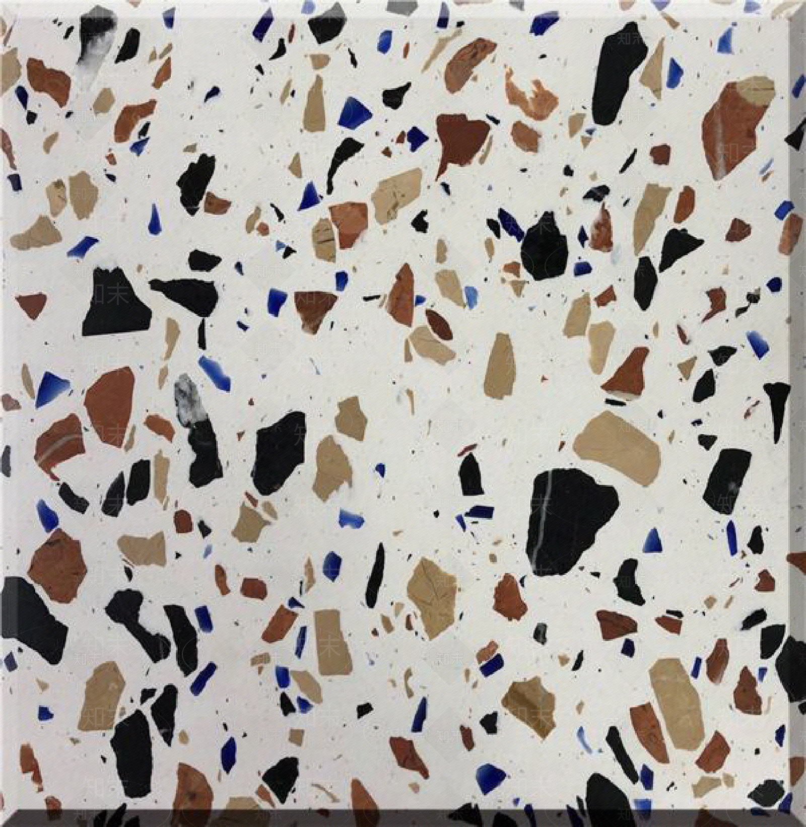 蓝钻缤纷水磨石贴图下载【ID:1157836895】