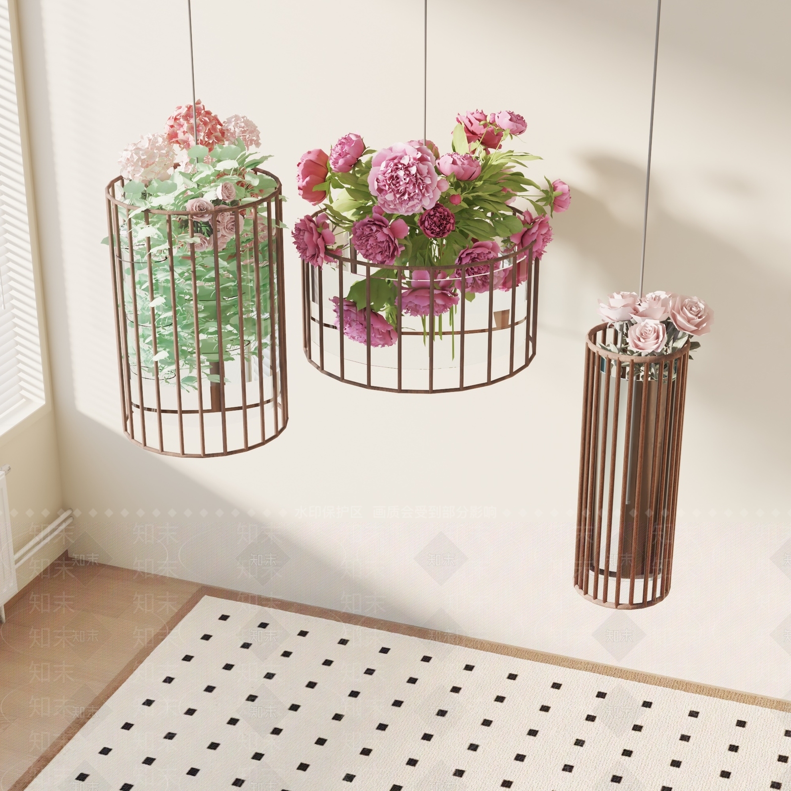 现代花草3D模型下载【ID:1157839564】
