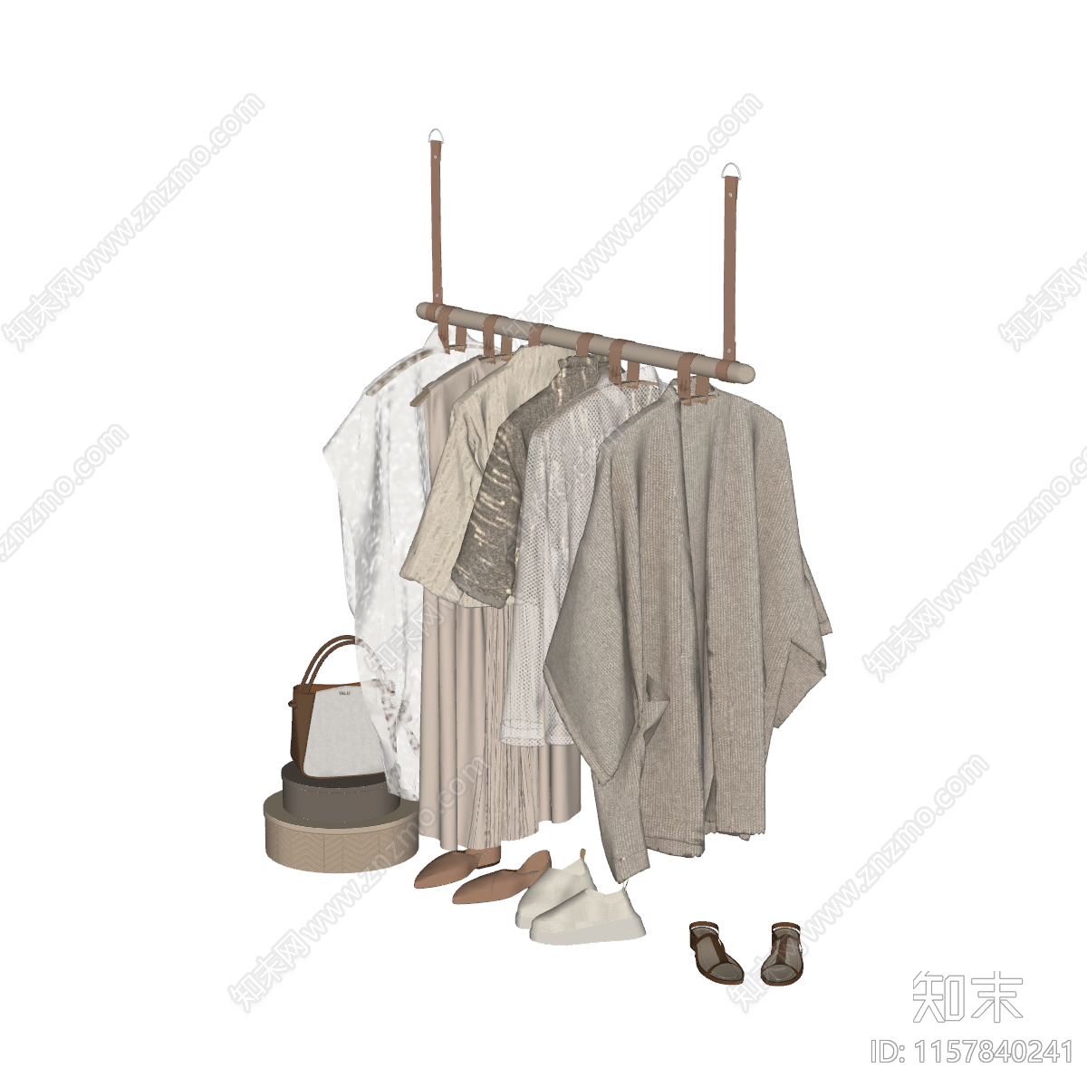 衣服SU模型下载【ID:1157840241】