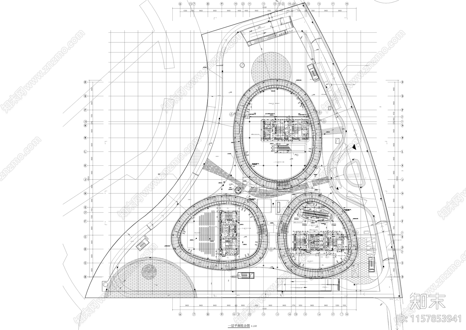 规划展览馆施工图下载【ID:1157853941】