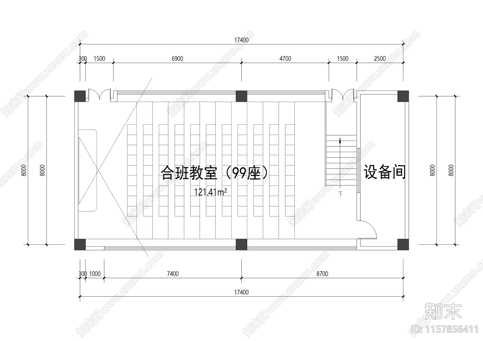 36班小学各类教室单元合集施工图下载【ID:1157856411】