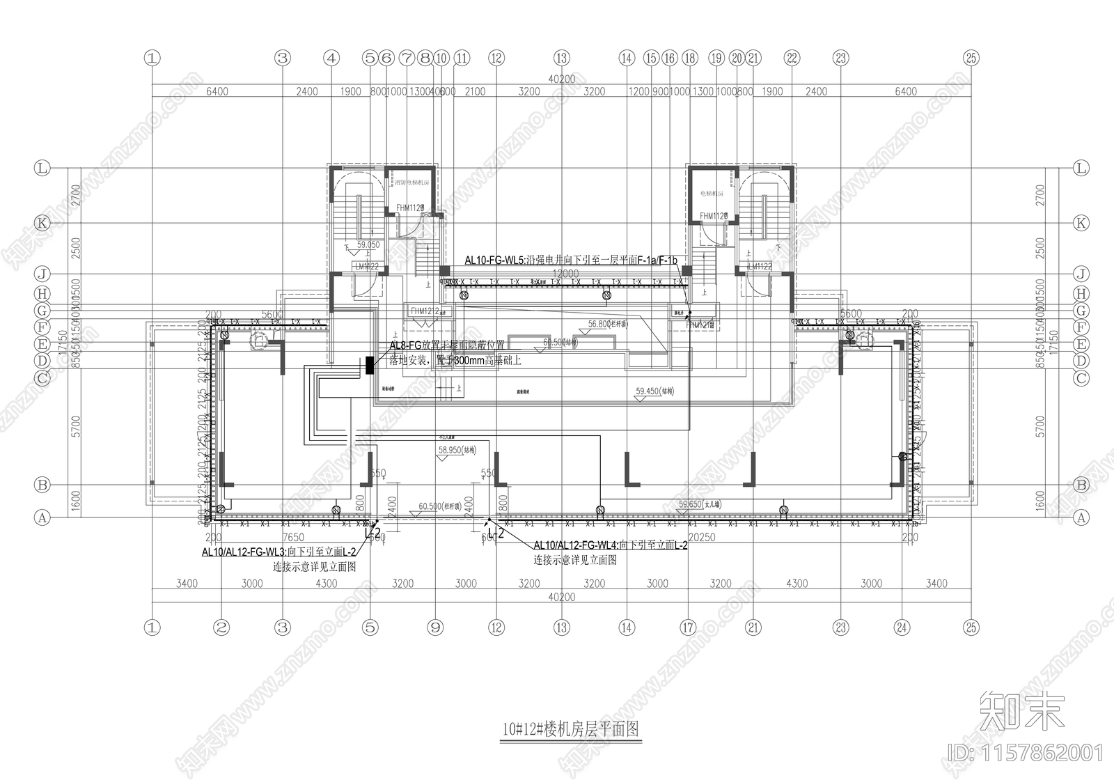 通安福地块住宅建筑外立面cad施工图下载【ID:1157862001】