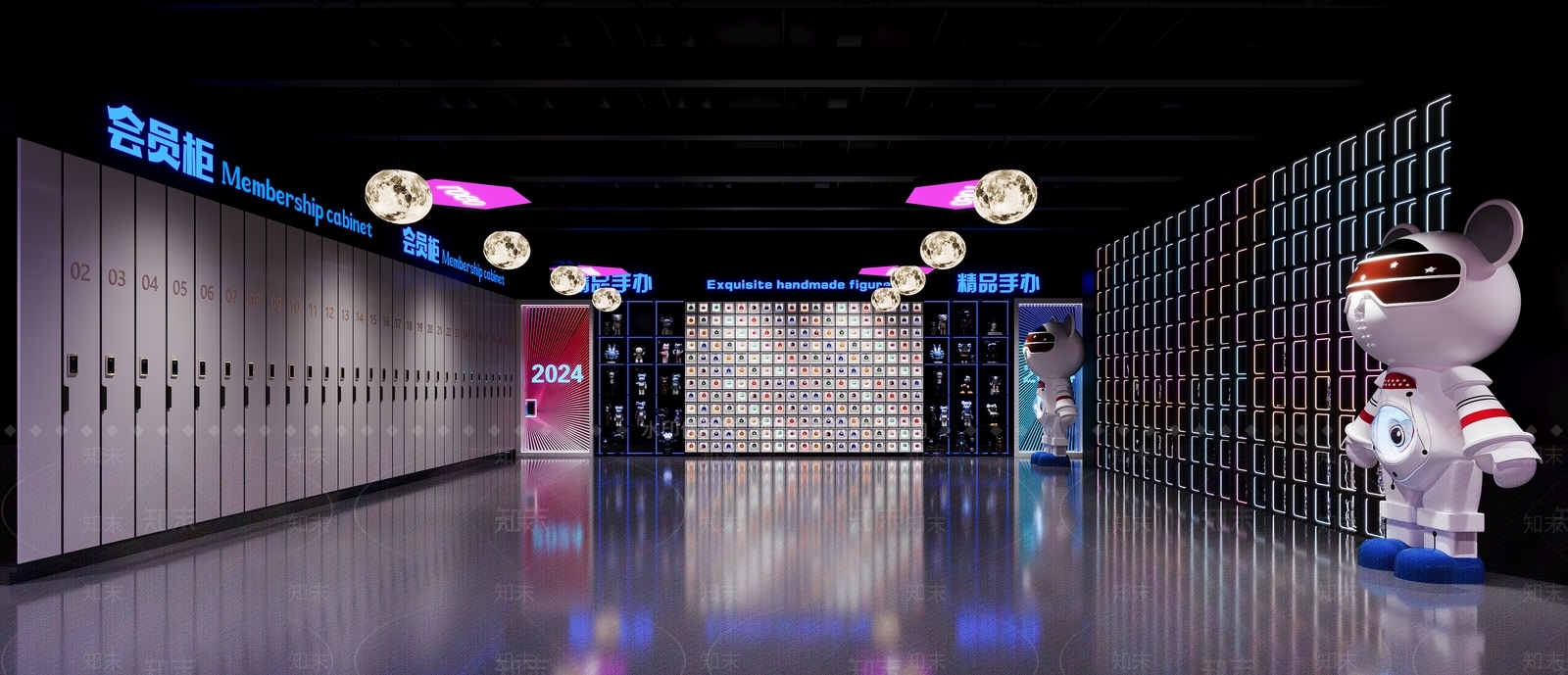 工业风台球室3D模型下载【ID:1214397018】