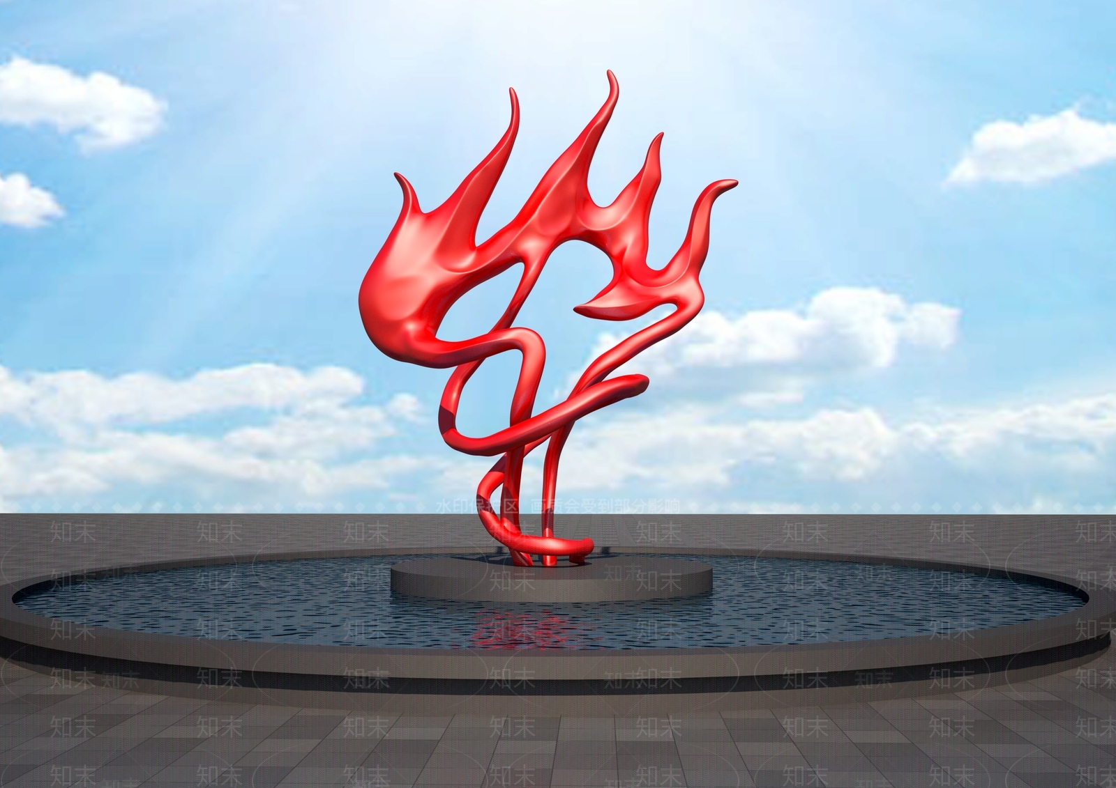 现代火焰3D模型下载【ID:1157873017】