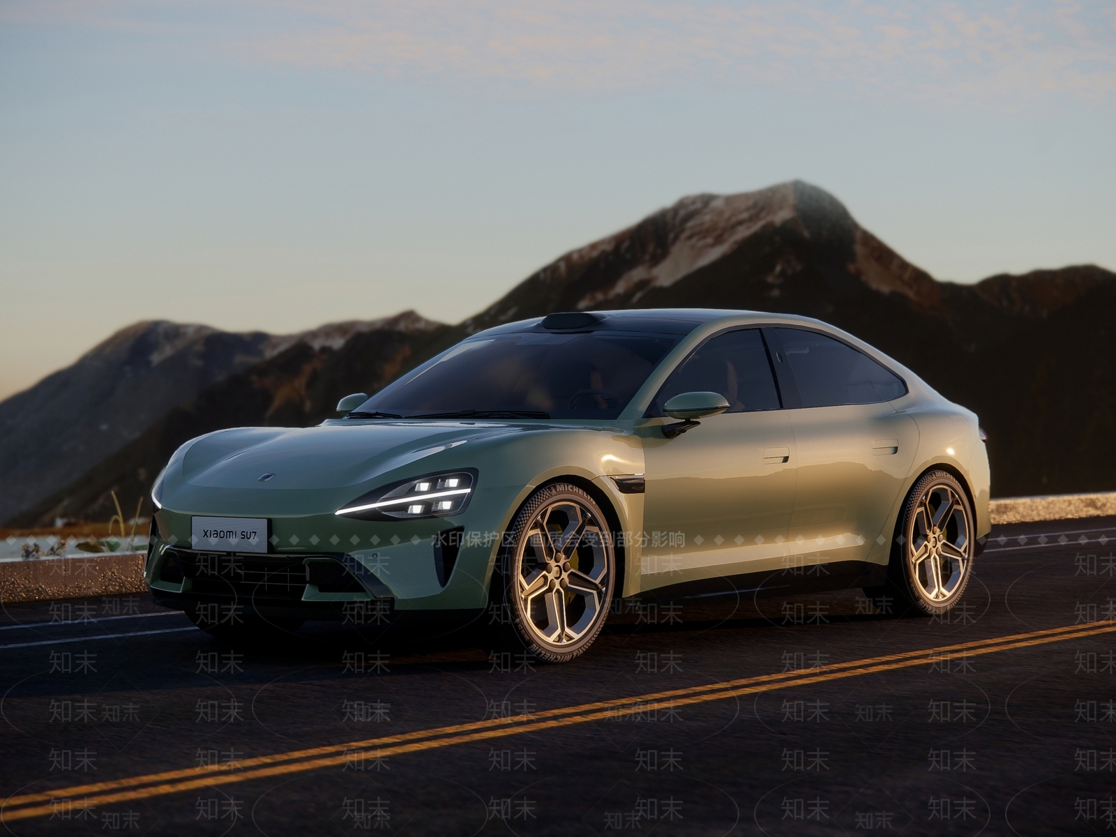 小米7汽车SU模型下载【ID:1157876998】