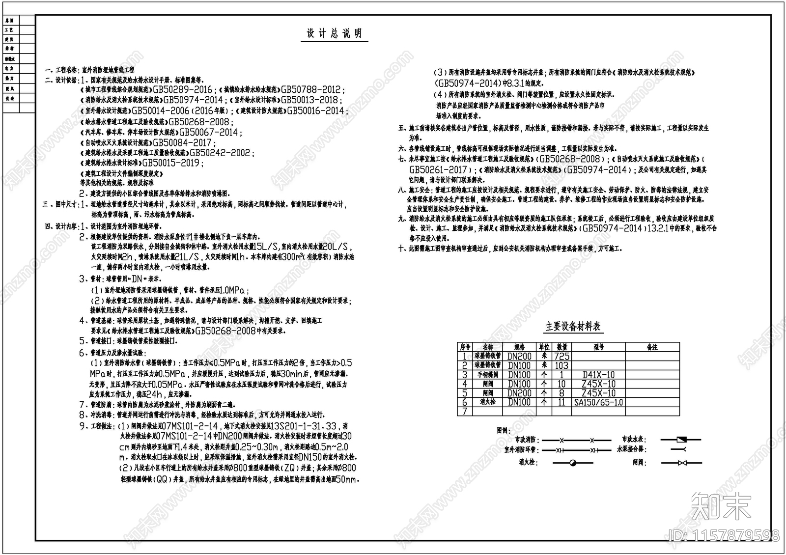 室外消防管设计说明施工图下载【ID:1157879598】