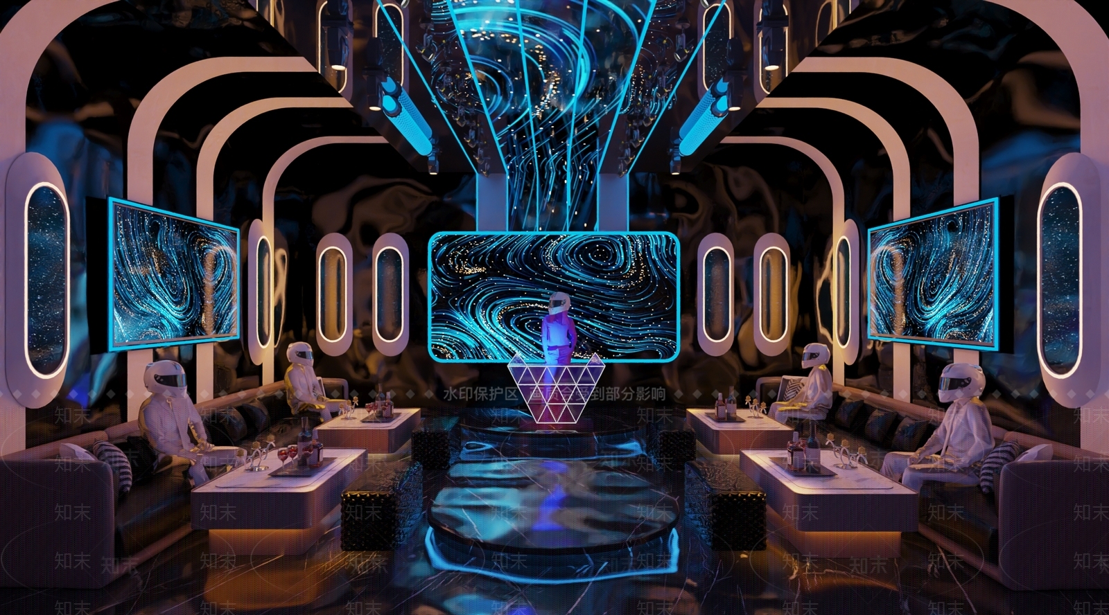 现代KTV包厢SU模型下载【ID:1157888307】