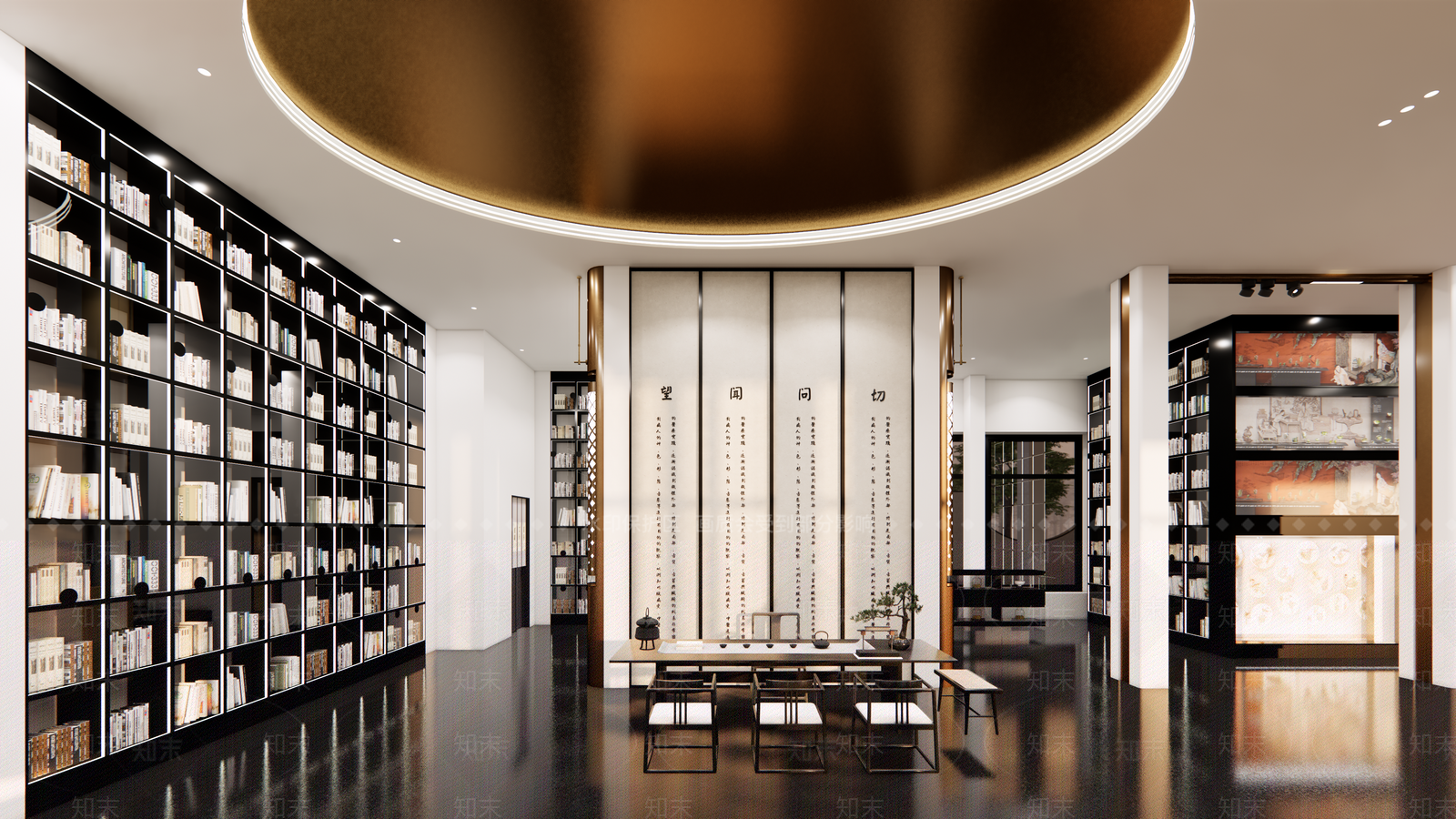 现代茶叶店SU模型下载【ID:1222158751】