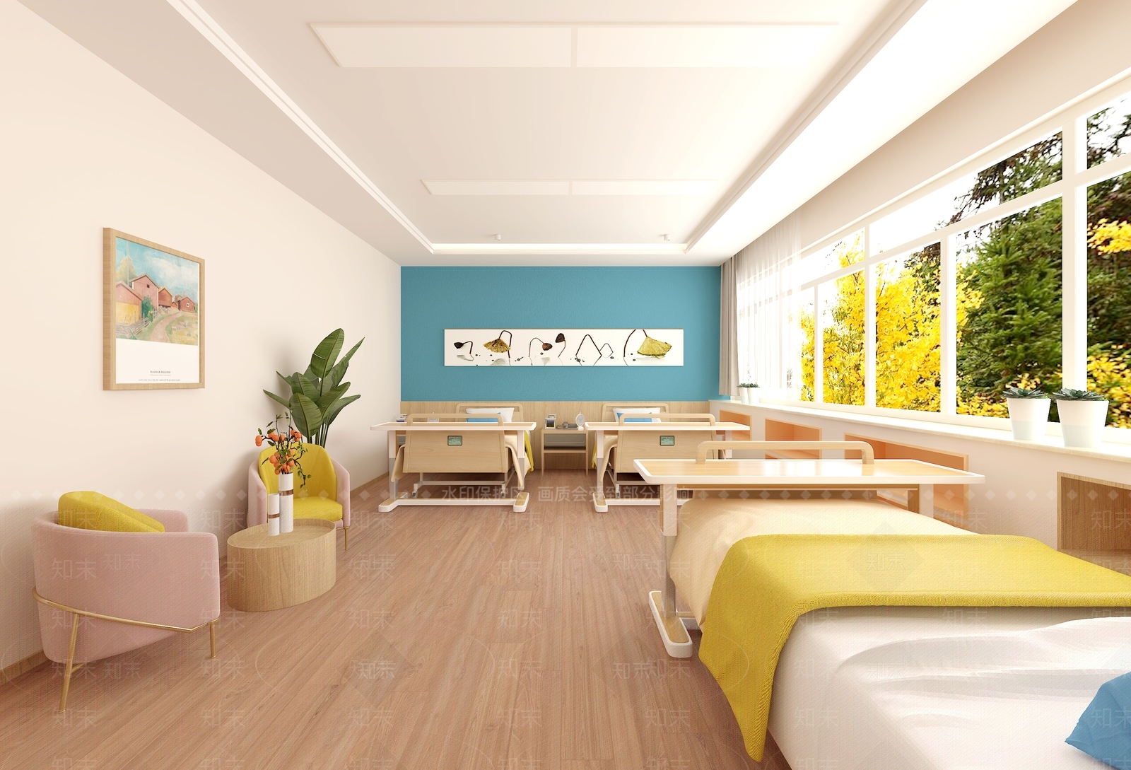 现代老年人居住室3D模型下载【ID:1157897427】