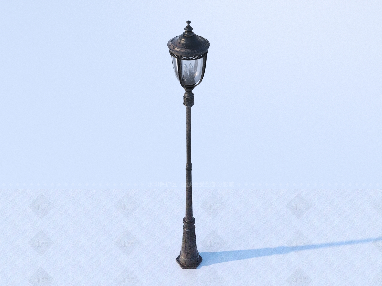 现代路灯3D模型下载【ID:1157914028】