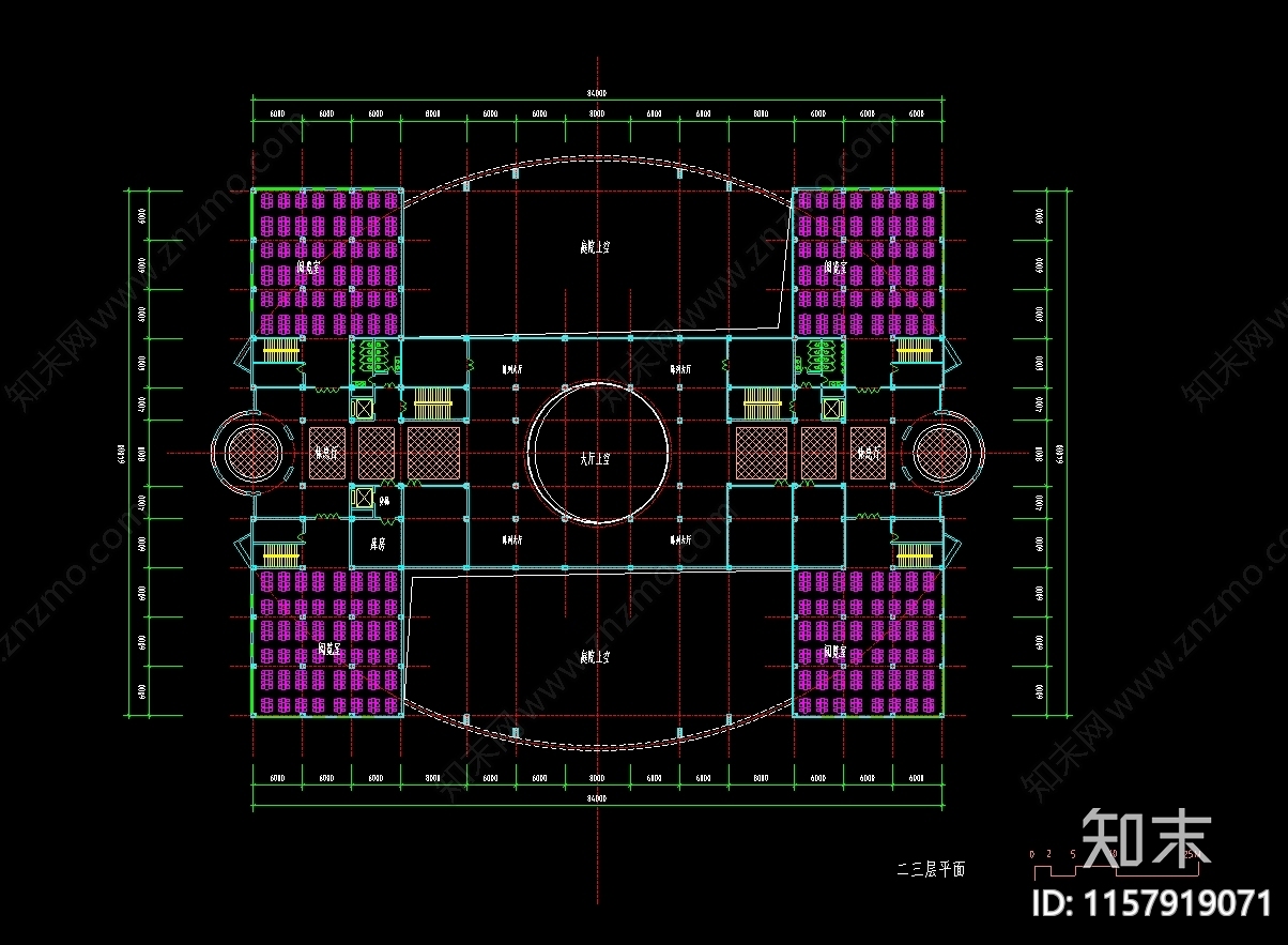 图书馆建筑设计图纸施工图下载【ID:1157919071】