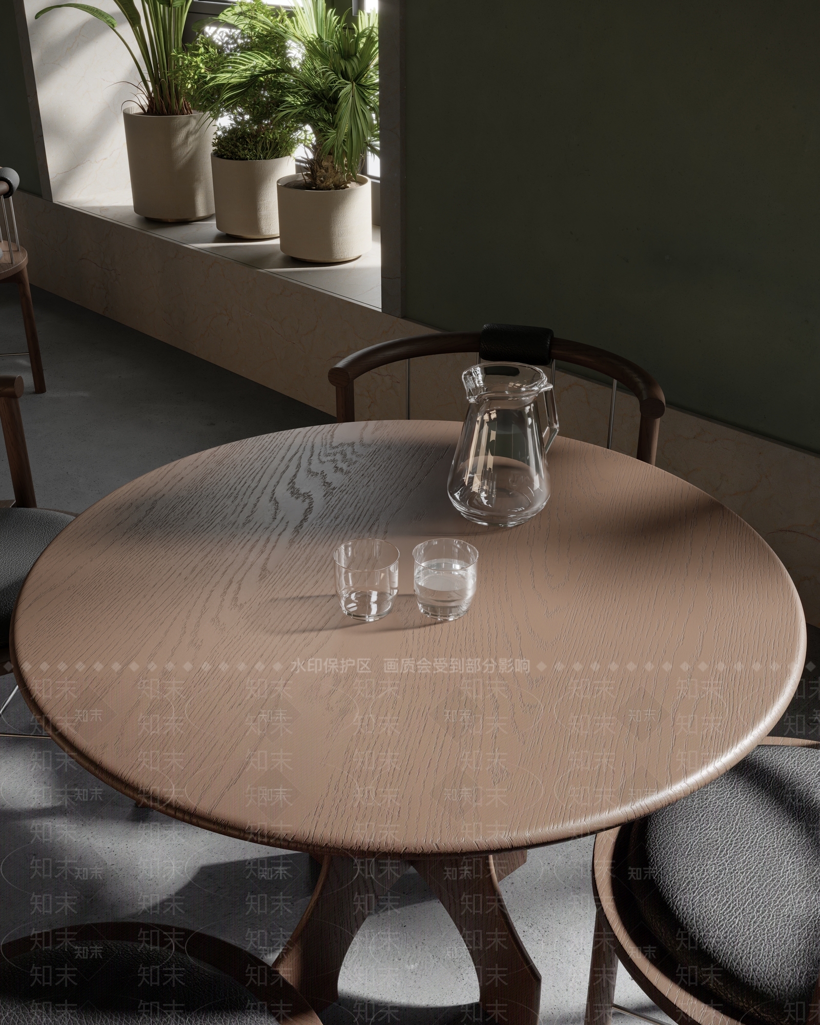 现代餐厅3D模型下载【ID:1157922981】