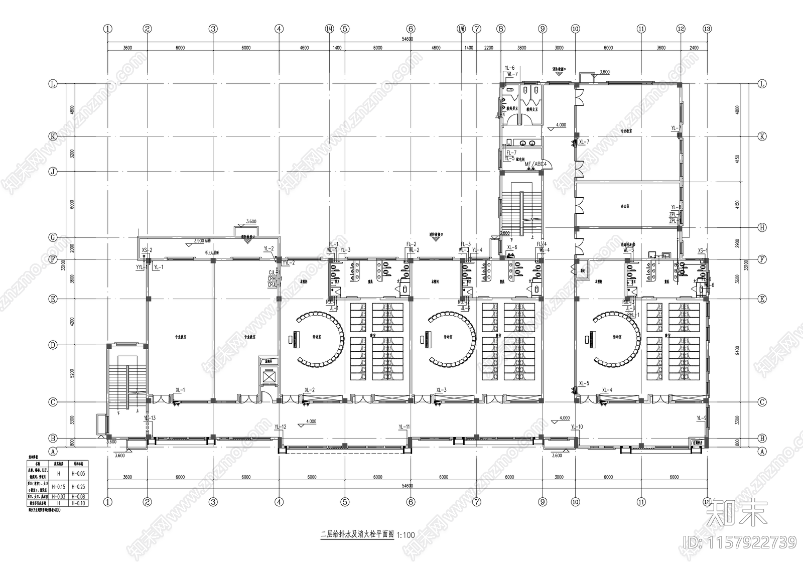 兰苑小区配套幼儿园工程给排水施工图下载【ID:1157922739】