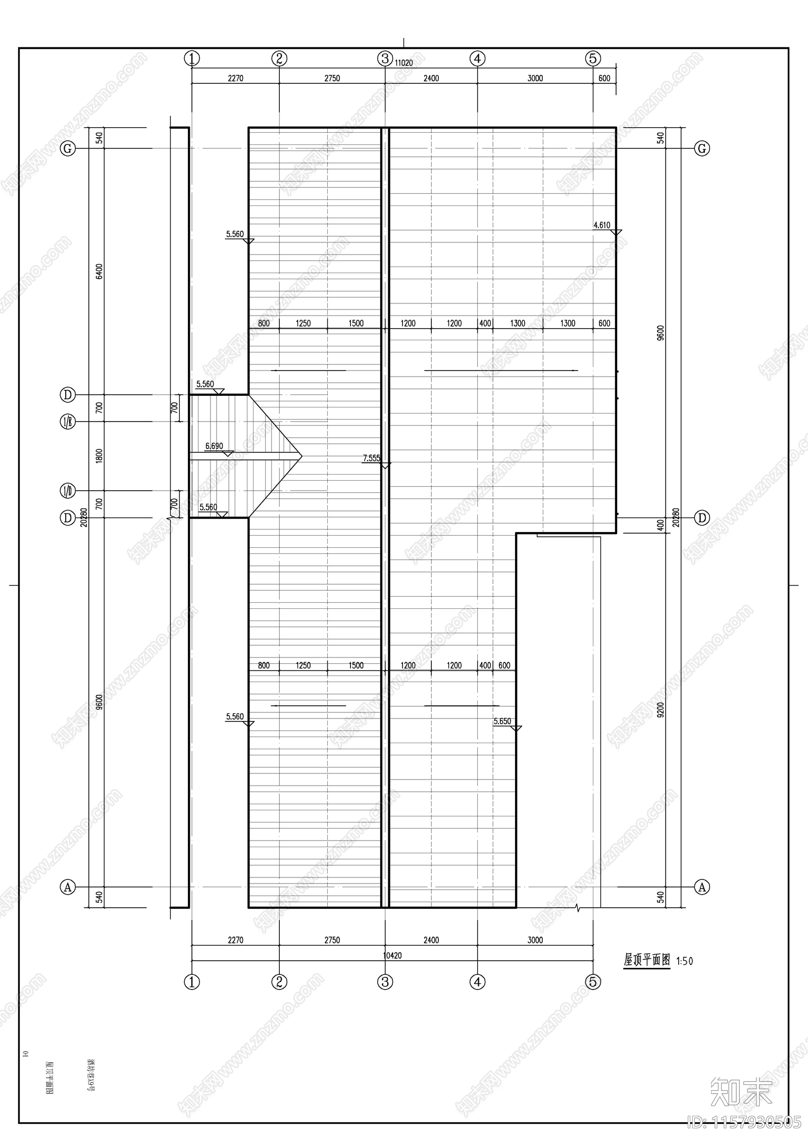 仿古徽派商铺建筑cad施工图下载【ID:1157930505】