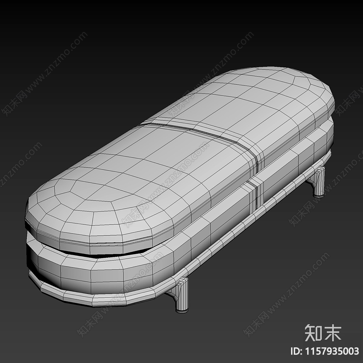 现代沙发凳3D模型下载【ID:1157935003】