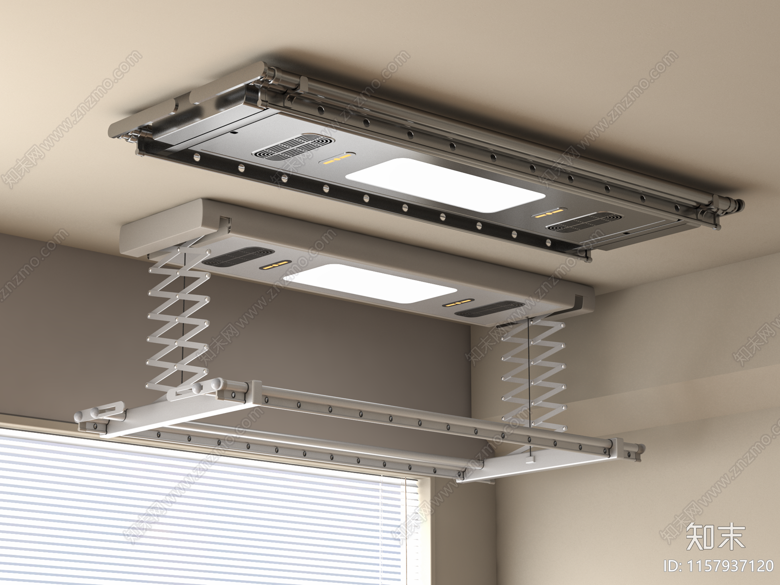 晾衣架3D模型下载【ID:1157937120】